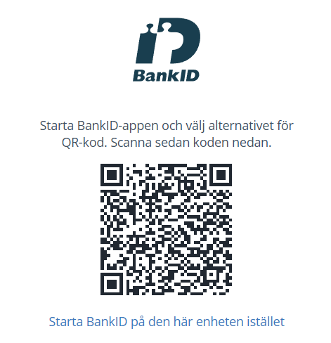 Bankid QR kod