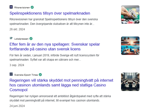 Casinon utan Svensk licens ökar i popularitet