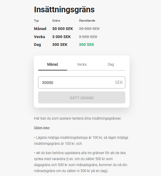 Insättningsgräns