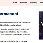 Cosmopol stängt