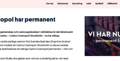 Cosmopol stängt