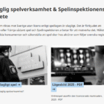 Spel utan licens är olagligt i Sverige