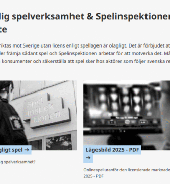 Spel utan licens är olagligt i Sverige